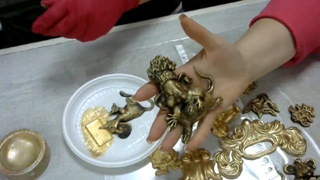 Тестируем золотую краску. Вакула Галина смотреть онлайн