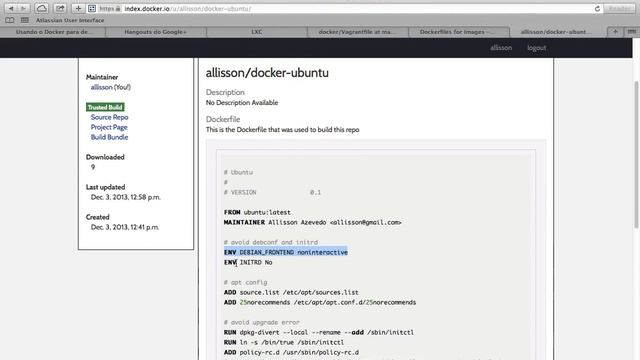 Usando o Docker para deploy de aplicações Django (Versão Screenflow) смотреть онлайн