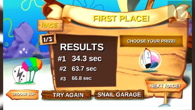 SpongeBob SquarePants: The Great Snail Race - Gameplay Walkthrough Part 1 смотреть онлайн