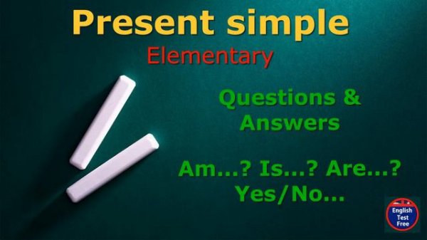 #quiz #present #simple #tense Present Simple_Am Is Are_Questions & Answers