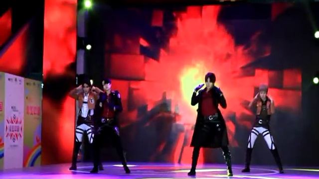 Trouble Maker [Now]Shingeki no Kyojin Cosplay Dance 進擊の巨人Levi(Rivaille heichou)&Eren смотреть онлайн