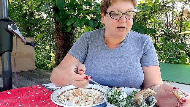 пожрем/Мукбанг пловокаша,плов ,онаже шавля?/что сготовила,то и жру/обжор и разговоры/ смотреть онлайн