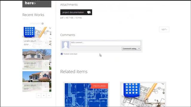Joomla 3.x template: JM Minima, responsive template смотреть онлайн