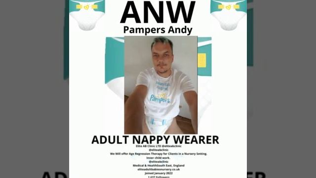 Welcome Pampers Andy he is a Proud Diaper/Nappy Wearer. #incontinence #therapy #abdl #mentalhealth смотреть онлайн