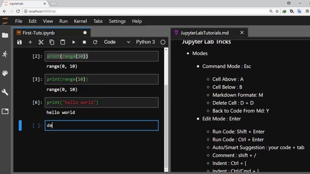 JupyterLab Tutorials: Introduction,Installation & Shortcuts смотреть онлайн