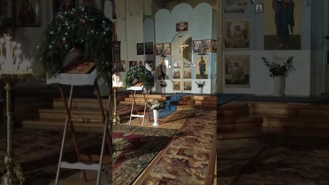 Рождественская служба Храм Покрова Пресвятой Богородицы село Покровское смотреть онлайн
