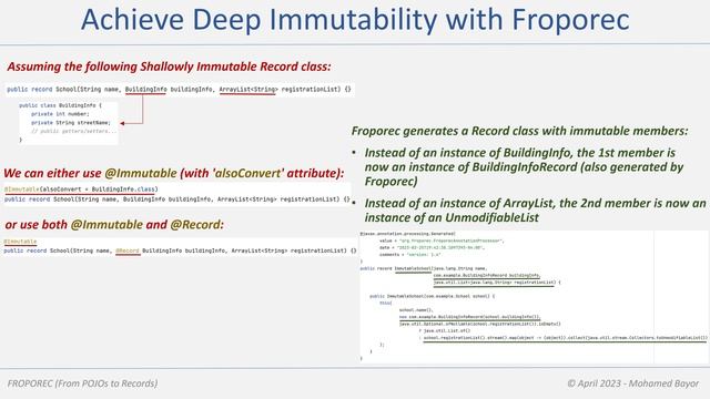 Froporec Java Library (April 2023 Presentation) смотреть онлайн