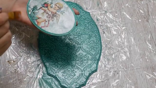 Obrazek z aniołkiem - decoupage krok po kroku oraz tworzenie tła 3D смотреть онлайн