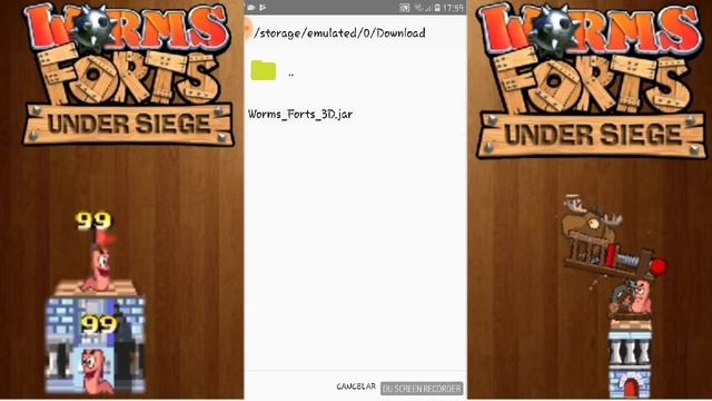 Worms Forts 3d para android смотреть онлайн