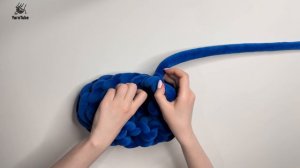 Урок 4. Как связать сумку из трубчатой пряжи?