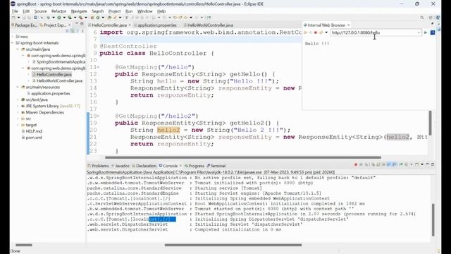 5. Configuring against the default dispatcherServlet context path смотреть онлайн