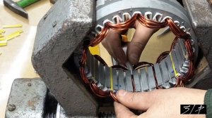 Ремонт генератора.Перемотка статора генератора  авто 28В.car alternator,generator repair restoratio
