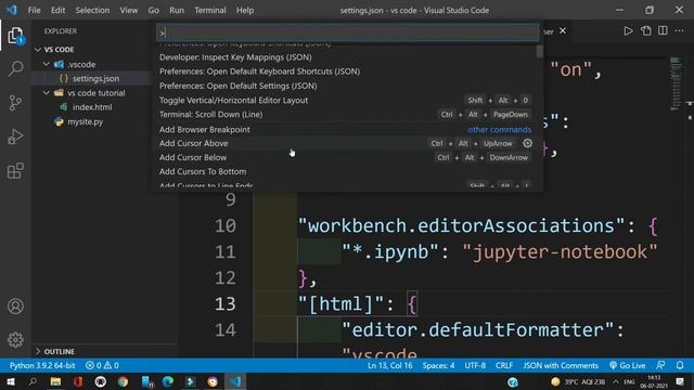Visual Studio Code Full Tutorial- Extensions |Keyboard Shortcuts |vs code themes смотреть онлайн