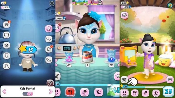 My Talking Angela Android Gameplay - Great Makeover HD 2018