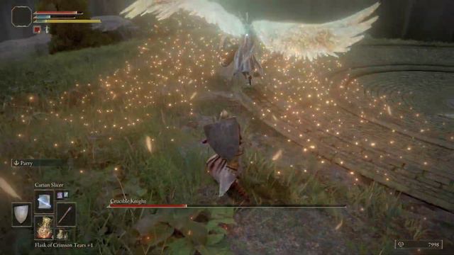 ELDEN RING Melee sorcerer vs crucible knight (no hits) смотреть онлайн