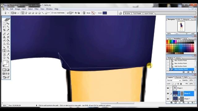 Photoshop fashion design tutorial / Brush tip for texture / Photoshop Croqui / Explain in Hindi смотреть онлайн