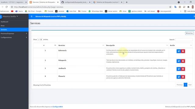 Sistema de Busqueda Local en PHP y MySQL смотреть онлайн