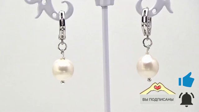 Серьги # 06572, жемчуг смотреть онлайн