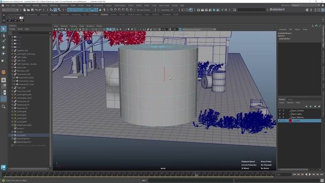 ВСЁ о выделении объектов и их компонентов в MAYA - часть 2 смотреть онлайн