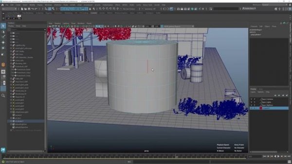 ВСЁ о выделении объектов и их компонентов в MAYA - часть 2