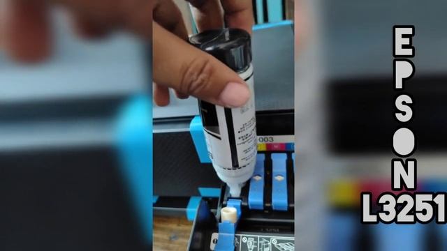 EPSON L3251 (L3250 SERIES) PRINTER REFILLING AND SETUP