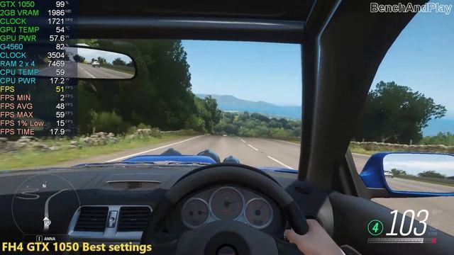 Forza Horizon 4 - GTX 1050 2GB - 1080P - Best settings смотреть онлайн