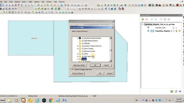How to Convert and Export MapInfo Tab file to Google Earth kml or kmz смотреть онлайн