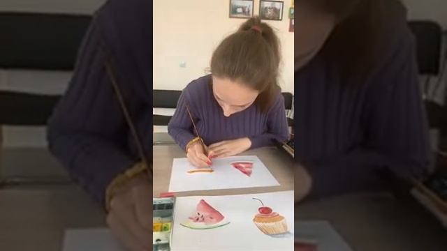 "Акварельный скенчинг" смотреть онлайн