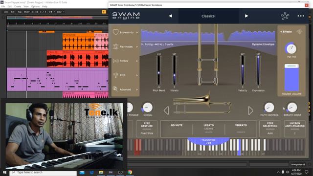 SWAM Tenor Trombone Workflow смотреть онлайн