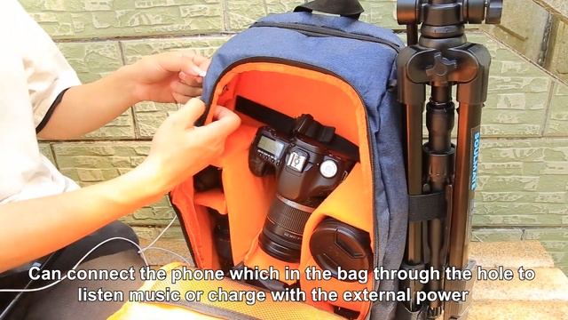 PULUZ Outdoor Portable Waterproof Scratch-proof Dual Shoulders Backpack Camera Bag