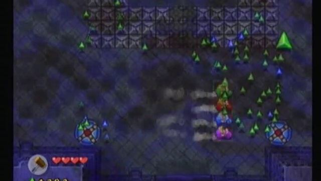 Four Swords Adventures - The Dark World - Temple of Darkness - Walkthrough - Part 1 смотреть онлайн