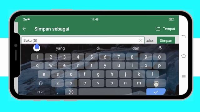 Cara simpan file yang dibuat Microsoft Excel Android ke penyimpanan HP смотреть онлайн