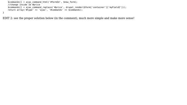 Drupal: ajax callback add more on a select field смотреть онлайн