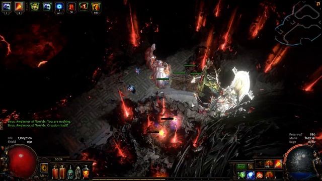 explosive arrow totems aw8 - barrage example (almost unethical dps?) смотреть онлайн