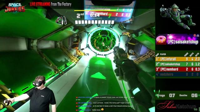 Space Junkies | Cross Platform VR Space FPS Action!! смотреть онлайн