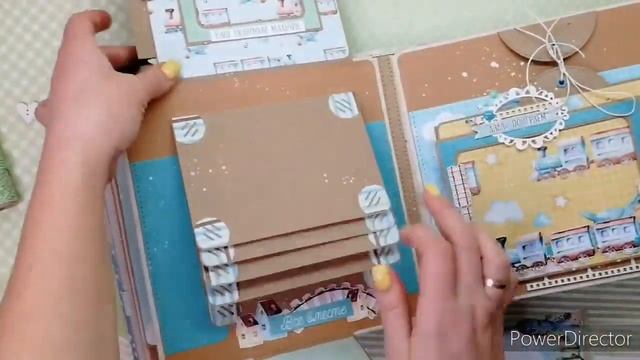 #ScrapMania_tm Детский альбом своими руками в американском стиле смотреть онлайн