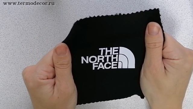 03-39 Термотрансфер THE NORTH FACE, белый смотреть онлайн