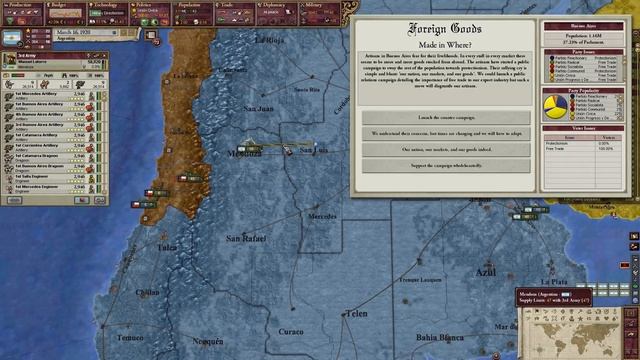 Let's play Victoria 2 HoD - Argentina (Pop Demand Mod) - part 65 смотреть онлайн