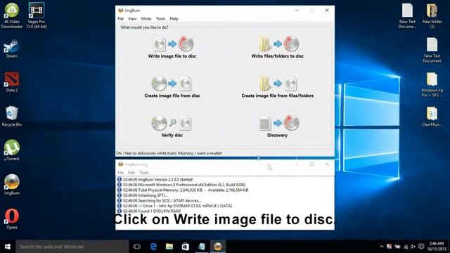 How to make a bootable disk - cd or dvd in ImgBurn easy смотреть онлайн