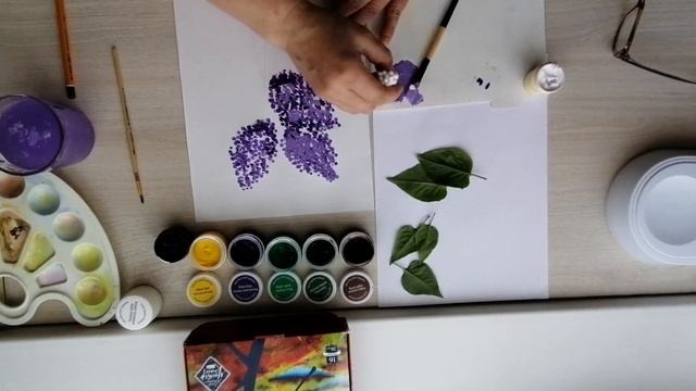 Сирень Победы. Нетрадиционное рисование для дошколят смотреть онлайн