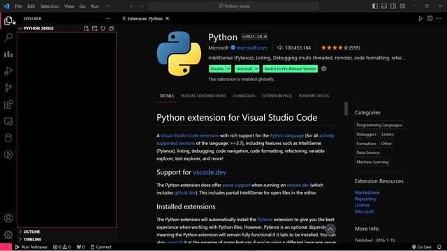Installing latest version of python 3.12.0 and VScode смотреть онлайн