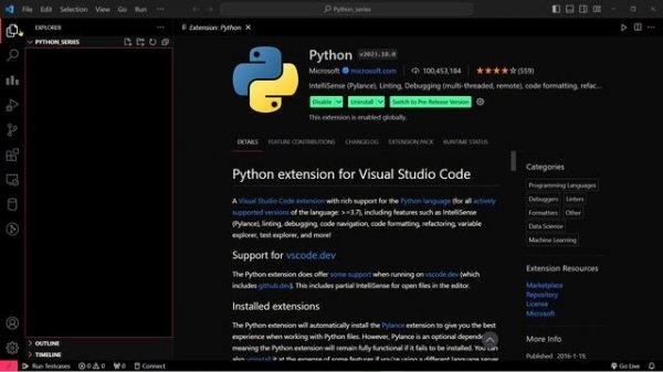 Installing latest version of python 3.12.0 and VScode