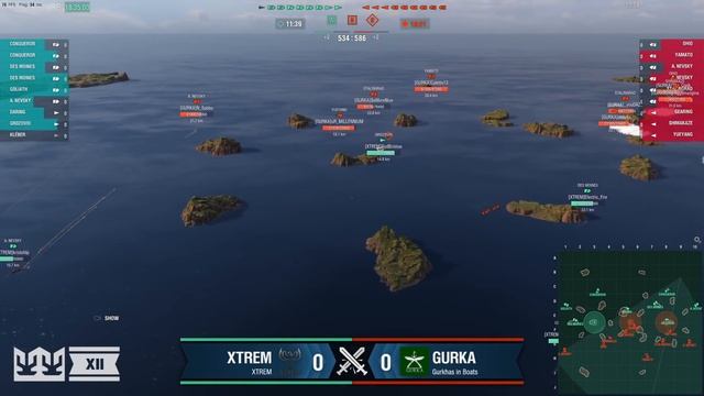 Boring until its not - World of Warships смотреть онлайн