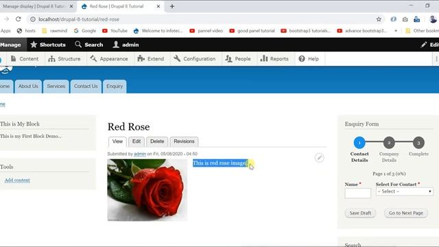 Drupal 8 Tutorial for Beginner Lesson-21: Manage Display in Content Type Drupal 8 - Hindi (Part-2) смотреть онлайн