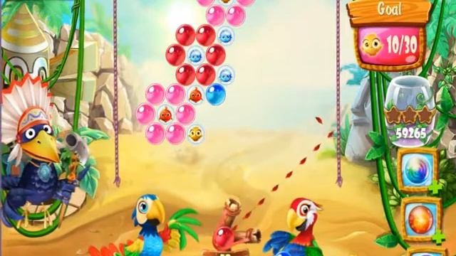Bubble Parrots - Спасти попугайчиков смотреть онлайн
