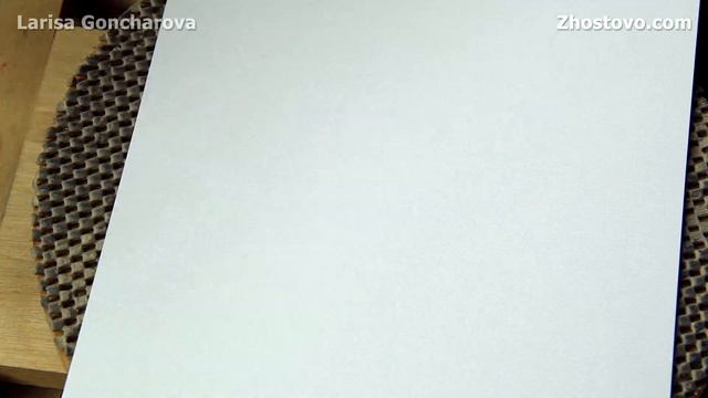 Урок по Жостовской росписи для начинающих. Как нарисовать Ромашки. Жостово Арт Студия смотреть онлайн