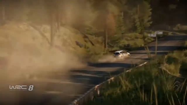 Wrc 8 Ford Fiesta Flatout смотреть онлайн