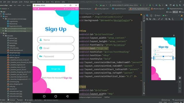 Login And Registration Using Firebase In Android Studio | How To Make ECommerce App смотреть онлайн