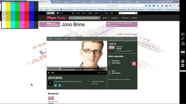 John Ravenscroft on Radio Lincolnshire смотреть онлайн