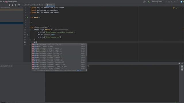 Coroutine scopes and the difference between GlobalScope and runBlocking смотреть онлайн